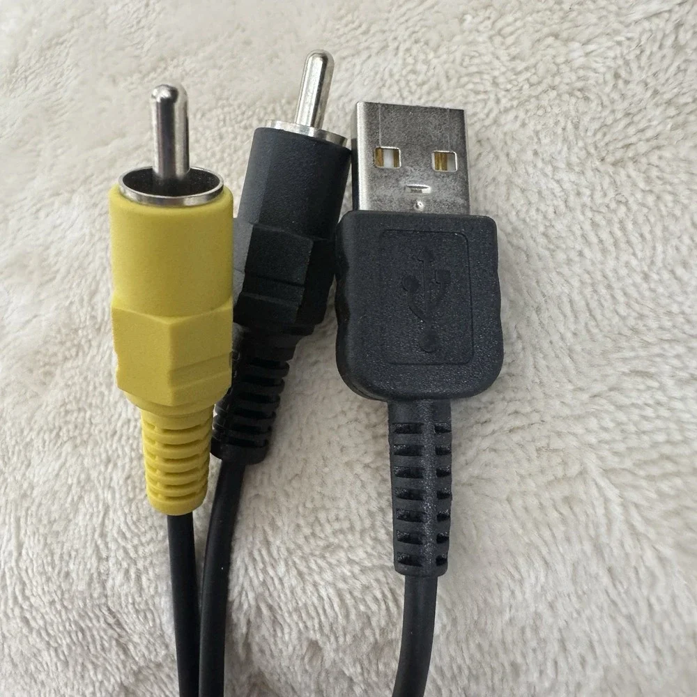 Sony OEM Multi Terminal USB AV Cable RCA Audio Video Camera Camcorder Cord